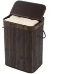 Calicosy W&auml;schekorb, Braun, Holzwerkstoff, 30x60x40 cm, Ordnen & Aufbewahren,