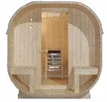 Home Deluxe Outdoor, Braun, Holz, 192.8x220x194 cm, Freizeit, Wellness
