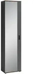 Mid.you Garderobenschrank Jakob, Anthrazit, Alteiche, Holzwerkstoff, 4 F&auml;cher,