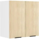Mid.you K&uuml;chenoberschrank, Wei&szlig;, Honigeiche, Kunststoff, Holzwerkstoff,...