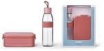 Mepal Pausenset Ellipse, Mauve, Kunststoff, 2-teilig, 500 ml, 24x19.3x6.5 cm,