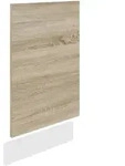 Mid.you Geschirrsp&uuml;lerfront, Wei&szlig;, Sonoma Eiche, Holzwerkstoff, 45x67x2 cm,