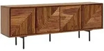 Mid.you Sideboard, Sheesham, Metall, Sheesham, massiv, 140x54x33 cm, stehend,