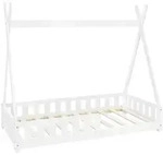 Ml-Design Kinderbett, Wei&szlig;, Holz, Kiefer, Rechteckig, 80x160 cm, Kinder- &