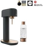 mysoda Wassersprudler Ruby 2 Black/Copper, Schwarz, Ros&eacute;gold, Metall, 14x41x24...