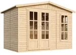 Timbela Garten, Beige, Holz, 332x232x199 cm, Aufbewahrung & Schutzh&uuml;llen,