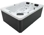 Home Deluxe Outdoor, Wei&szlig;, Kunststoff, 156x82x220 cm, Freizeit, Pools und