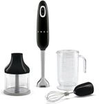 Smeg Stabmixer 50s Style, Schwarz, Metall, 6.5x41.4x6.5 cm, K&uuml;chenger&auml;te, Mixer
