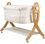 BabyGo Beistellbett, Wei&szlig;, Holz, Echtholz,Buche, 48x84 cm, Babym&ouml;bel, Babybetten,