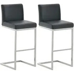 CLP Barhocker, Schwarz, Metall, 42x104x48 cm, Esszimmer, Barm&ouml;bel, Barhocker