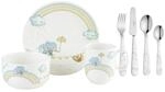 Villeroy & Boch Kindergeschirrset Walk Elephant, Mehrfarbig, Keramik, Elefant,