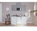 Respekta Minik&uuml;che Singlek&uuml;chen, Grau, Wei&szlig;, Holzwerkstoff, 1 Schublade(n),1