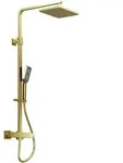 &Uuml;berkopfbrauseset Steinberg Serie 342, Gold, Metall, 2-teilig, 28.3x120x53.4 cm,