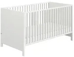 Paidi Gitterbett Olli Babybett, Wei&szlig;, Holzwerkstoff, 76.3x81.3x144.6 cm, Blauer