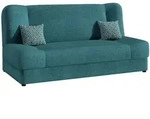 Schlafsofa, T&uuml;rkis, Textil, 3-Sitzer, Rechteckig, 195x86x87 cm, Wohnzimmer,...