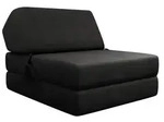 Mirjan24 Klappsofa, Schwarz, Textil, Rechteckig, 73x58x90 cm, Wohnzimmer, Sofas...