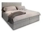 Masseno Boxbett, Greige, Holz, 180x200 cm, Schlafzimmer, Betten, Boxspringbetten