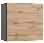 Held K&uuml;chenoberschrank, Graphit, Eiche Wotan, 60x57x34 cm, h&auml;ngend, K&uuml;chen,