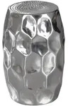 Mid.you Beistelltisch, Silber, Metall, rund, 30x47x30 cm, Wohnzimmer,
