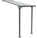 Home Deluxe Haust&uuml;rvordach, Anthrazit, Metall, 150x258x150 cm, Sonnen- &