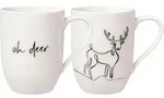 Villeroy & Boch Kaffeebecher, Wei&szlig;, Keramik, Rund, Kaffee & Tee, Tassen,