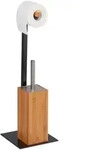 Relaxdays WC, Mehrfarbig, Holz, Metall, 20x60x20 cm, Badezimmer, WC Ausstattung, WC