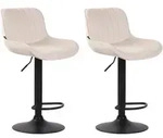 CLP Barhocker, Creme, Metall, 50x86x50 cm, Esszimmer, Barm&ouml;bel, Barhocker