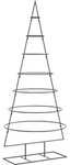 vidaXL Weihnachtsbaum, Schwarz, Metall, 180 cm, Dekoration, Weihnachtsdekoration,
