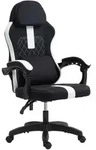 CLP Gamingstuhl, Wei&szlig;, Schwarz, Kunststoff, 65x123x65 cm, Kinder- &...