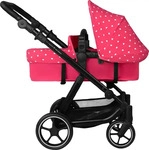 ABC Design PUPPENWAGEN Wei&szlig;, Pink 45x67x62 cm