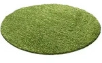 Ayyildiz Hochflorteppich Life 1500, Gr&uuml;n, Textil, Uni, rund, Oeko-Tex&reg; Standard