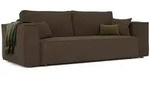 Idohome Sofa, Braun, Textil, 3-Sitzer, 240x84x105 cm, Wohnzimmer, Sofas &...