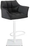 CLP Barhocker, Dunkelgrau, Metall, 64x88x45 cm, Esszimmer, Barm&ouml;bel, Barhocker