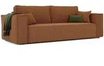 Idohome Sofa, Orange, Textil, 3-Sitzer, 240x84x105 cm, Wohnzimmer, Sofas &...