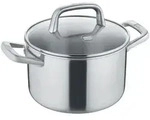 Berndes Kochtopf, Silber, Metall, 8.43x2.2x8.66 cm, Kochen, T&ouml;pfe, Kocht&ouml;pfe