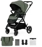 Kinderkraft Buggy Yoxi, Olivgr&uuml;n, Kunststoff, Textil, 91x106x59 cm, Federung,