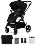Kinderkraft Buggy Yoxi, Schwarz, Kunststoff, Textil, 91x106x59 cm, Federung,