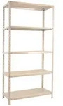 Proregal Schraubregal, Wei&szlig;, Metall, 90x180x30 cm, Freizeit, Heimwerken, Werkstatt,