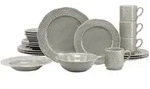 Creatable Kombiservice Arianne Grau, Grau, Keramik, 20-teilig, 350 ml, Essen &