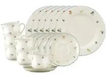 Seltmann Weiden Kaffeeservice, Mehrfarbig, Keramik, 18-teilig, 2x2x2 cm, Essen &