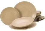 Creatable Kombiservice Lava Stone, Sand, Keramik, 12-teilig, Essen & Trinken,