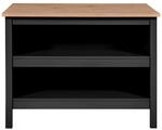 Mid.you K&uuml;cheninsel, Schwarz, Holzwerkstoff, Holz, 124x91.5x75 cm, K&uuml;chen,