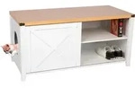 needs&wants Katzenschrank, Wei&szlig;, Holz, 110x55x50 cm, Waschk&uuml;che,...