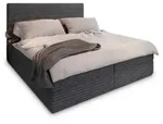 Masseno Boxbett, Graphit, Holz, 160x200 cm, Schlafzimmer, Betten, Boxspringbetten