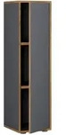 P & B Aktenschrank, Anthrazit, Honigeiche, Holzwerkstoff, 2 F&auml;cher, 30x110x33...