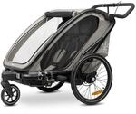Hauck Fahrradanhänger Bike N Walk Duo , Hellgrau , Metall, Kunststoff, Textil , Hauck Fahrradanhänger Bike N Walk Duo , Hellgrau , Metall, Kunststoff, Textil ,