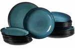Ritzenhoff Breker Teller-Set, Blau, Keramik, 18-teilig, Rund, 2x2x2 cm, Essen &