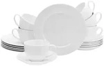 Creatable Kaffeeservice Fleur Royal, Creme, Keramik, 18-teilig, 200 ml,200 ml, Essen