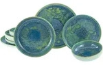 Creatable Tafelservice Yuki Uno, Mehrfarbig, Keramik, 8-teilig, Abstraktes,