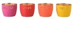 Gift Company Teelichthalter, Mehrfarbig, Metall, 6 cm, Dekoration, Kerzen &...